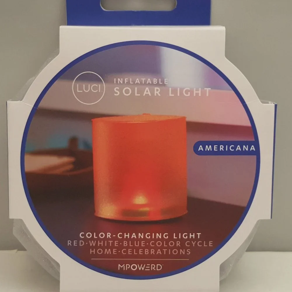 Luci AMERICANA Inflatable Color Changing Solar Light MPOWERD
